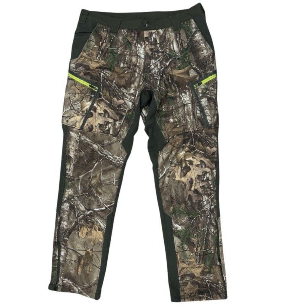 Under Armour Scent Control Pants Coldgear Storm Camo Speed Freek Realtree 36W